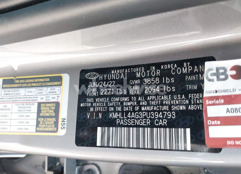 Photo 9 of 2023 Hyundai Elantra SE (VIN KMHLL4AG3PU394793)