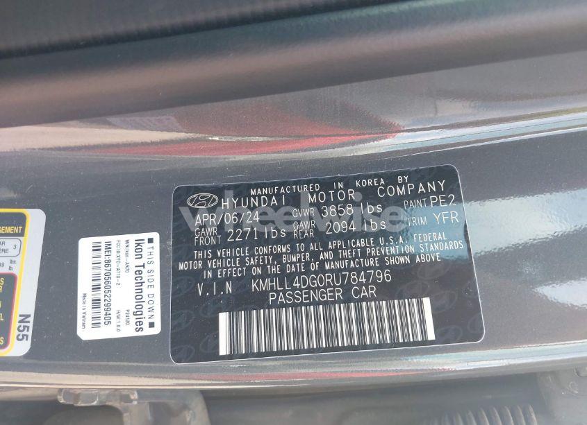 Photo 9 of 2024 Hyundai Elantra SE (VIN KMHLL4DG0RU784796)