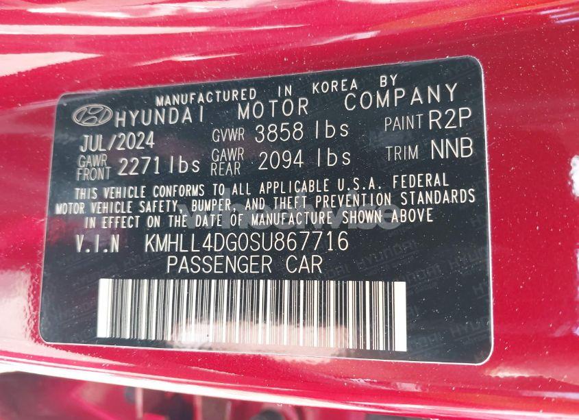 Photo 9 of 2025 Hyundai Elantra SE (VIN KMHLL4DG0SU867716)