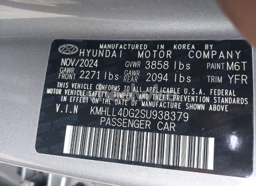 Photo 9 of 2025 Hyundai Elantra SE (VIN KMHLL4DG2SU938379)