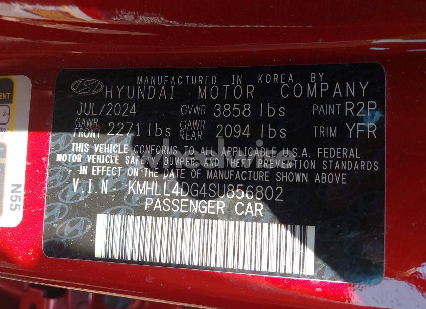 Photo 9 of 2025 Hyundai Elantra SE (VIN KMHLL4DG4SU856802)