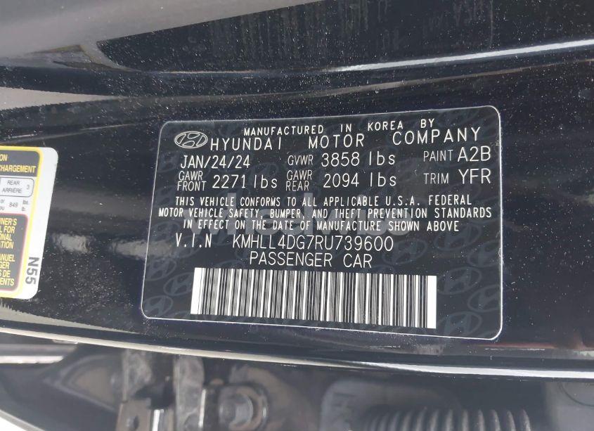 Photo 9 of 2024 Hyundai Elantra SE (VIN KMHLL4DG7RU739600)