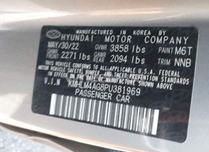 Photo 9 of 2023 Hyundai Elantra SEL (VIN KMHLM4AG8PU381969)