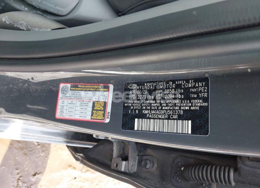 Photo 9 of 2023 Hyundai Elantra SEL (VIN KMHLM4AG9PU561378)