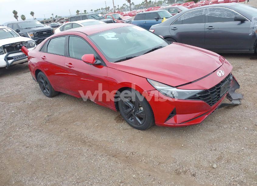 2021 Hyundai Elantra HYBRID BLUE (VIN KMHLM4AJ0MU007122) main photo