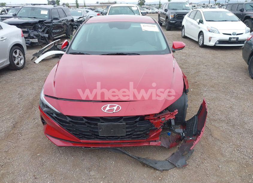 Photo 13 of 2021 Hyundai Elantra HYBRID BLUE (VIN KMHLM4AJ0MU007122)