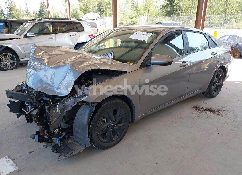 Photo 2 of 2022 Hyundai Elantra HYBRID BLUE (VIN KMHLM4AJ0NU013598)