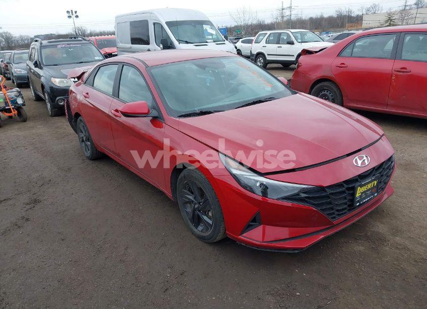 2023 Hyundai Elantra HYBRID BLUE (VIN KMHLM4AJ1PU055183) main photo