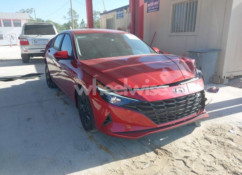 2022 Hyundai Elantra HYBRID BLUE (VIN KMHLM4AJ4NU030243) main photo