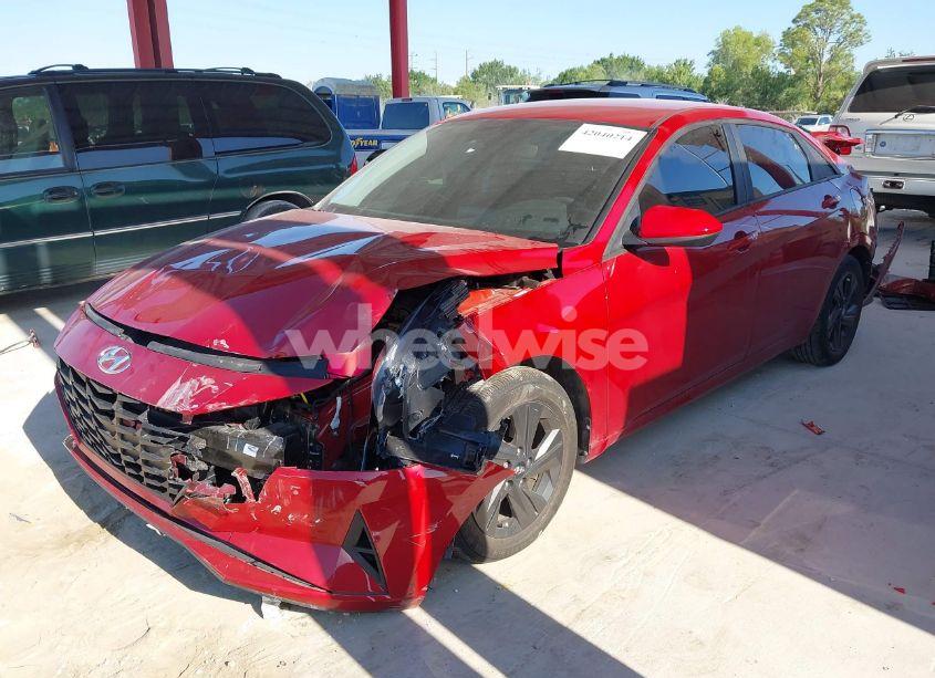 Photo 2 of 2022 Hyundai Elantra HYBRID BLUE (VIN KMHLM4AJ4NU030243)