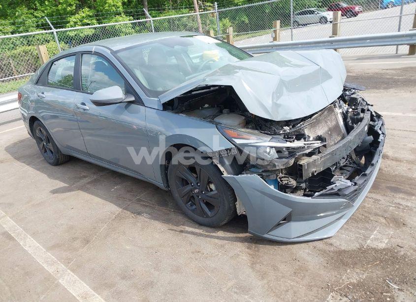 2023 Hyundai Elantra HYBRID BLUE (VIN KMHLM4AJ6PU033809) main photo