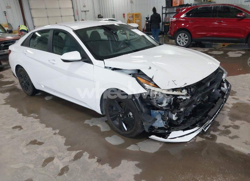 2023 Hyundai Elantra HYBRID BLUE (VIN KMHLM4AJ6PU063120) main photo