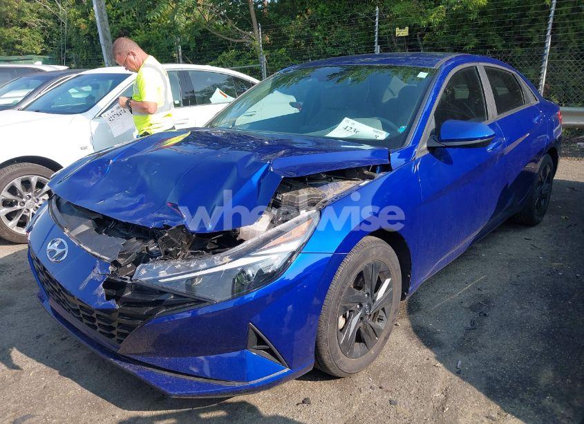 Photo 2 of 2023 Hyundai Elantra HYBRID BLUE (VIN KMHLM4AJ7PU055642)