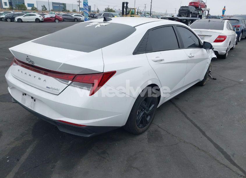 Photo 4 of 2023 Hyundai Elantra HYBRID BLUE (VIN KMHLM4AJXPU077943)