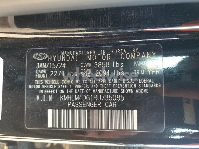 Photo 10 of 2024 HYUNDAI ELANTRA SEL (VIN KMHLM4DG1RU735085)