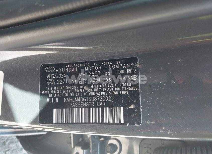 Photo 9 of 2025 Hyundai Elantra SEL SPORT (VIN KMHLM4DG1SU872002)