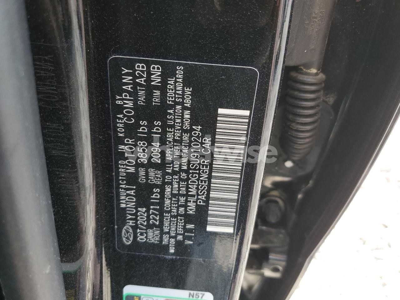 Photo 12 of 2025 HYUNDAI ELANTRA SEL SPORT (VIN KMHLM4DG1SU910294)