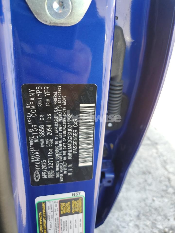 Photo 12 of 2025 HYUNDAI ELANTRA SEL SPORT (VIN KMHLM4DG2SU021293)