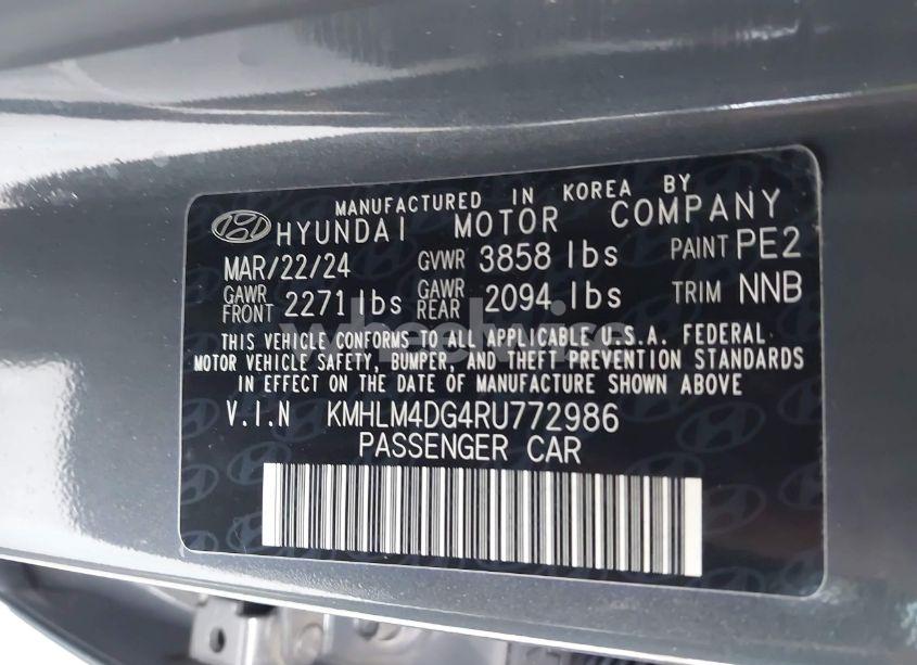Photo 9 of 2024 Hyundai Elantra SEL (VIN KMHLM4DG4RU772986)