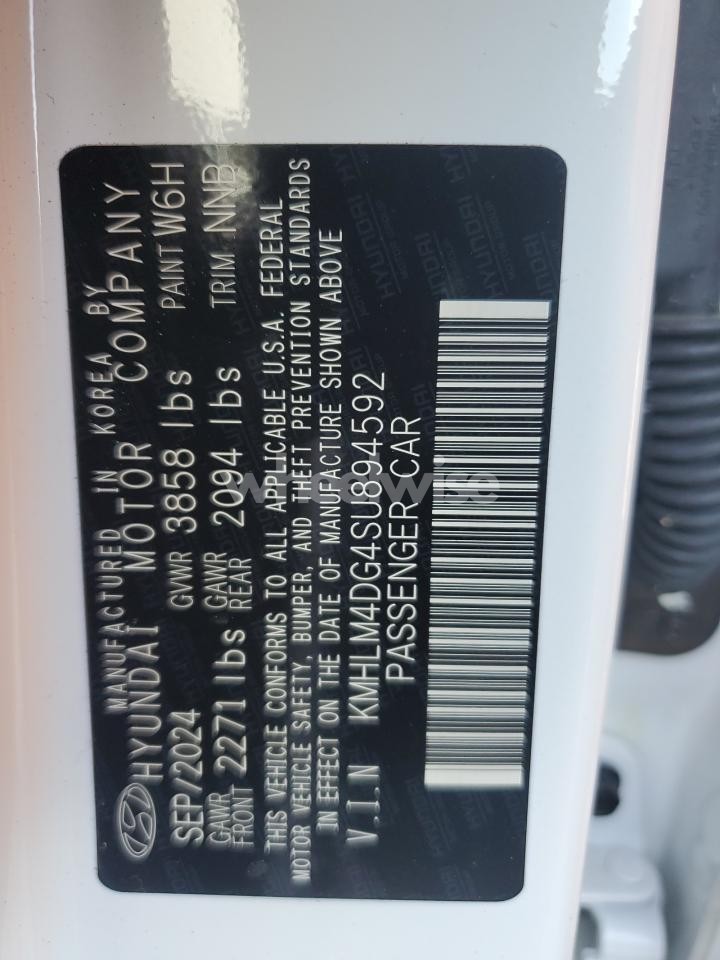 Photo 12 of 2025 HYUNDAI ELANTRA SEL SPORT (VIN KMHLM4DG4SU894592)