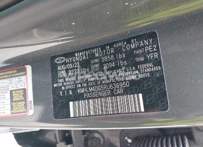 Photo 9 of 2024 Hyundai Elantra SEL (VIN KMHLM4DG5RU636950)
