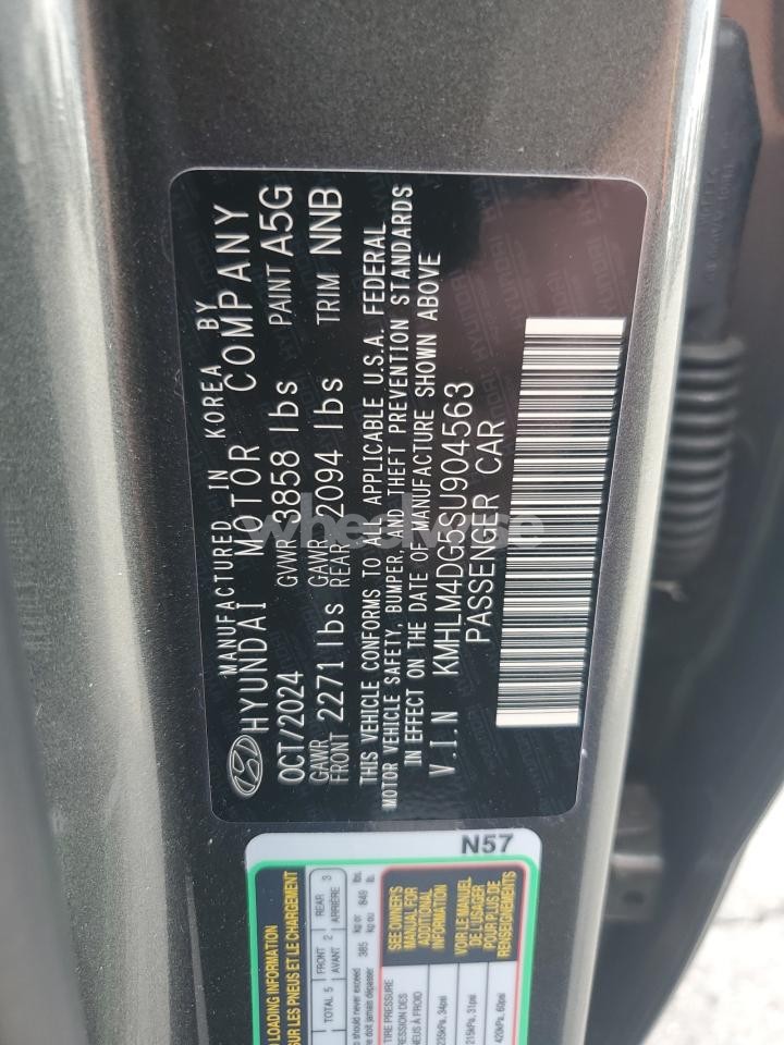 Photo 12 of 2025 HYUNDAI ELANTRA SEL SPORT (VIN KMHLM4DG5SU904563)