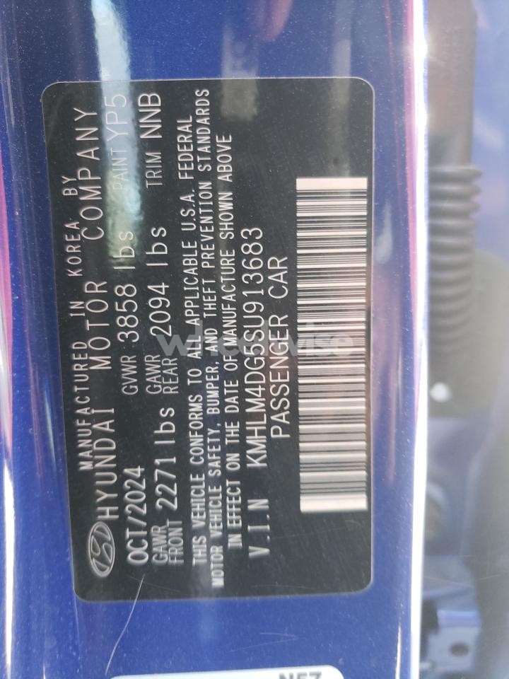 Photo 12 of 2025 HYUNDAI ELANTRA SEL SPORT (VIN KMHLM4DG5SU913683)