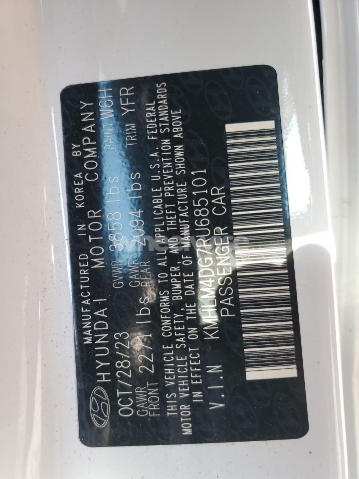 Photo 12 of 2024 HYUNDAI ELANTRA SEL (VIN KMHLM4DG7RU685101)