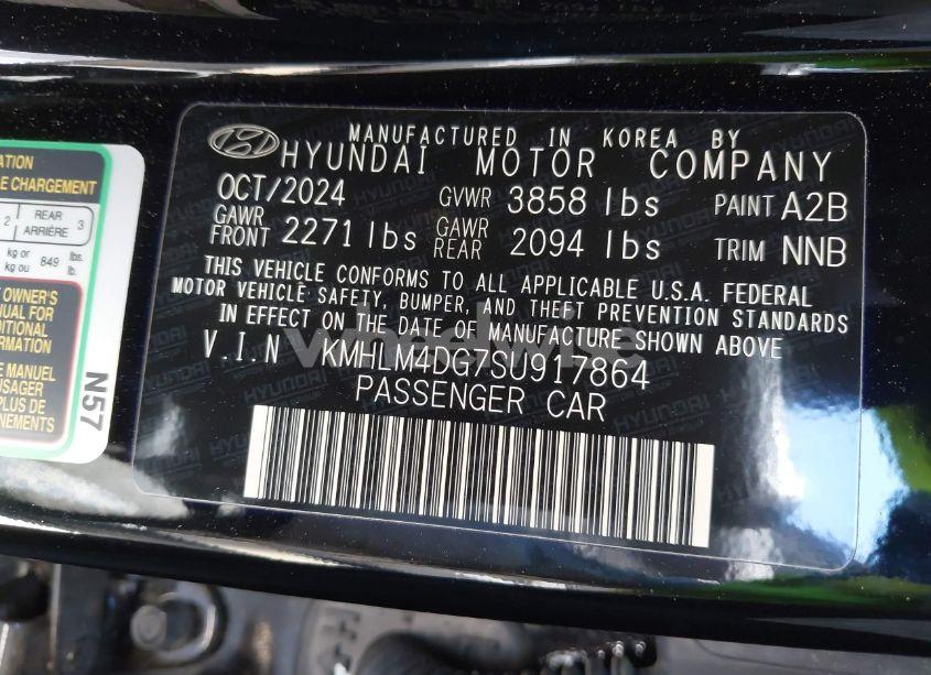Photo 9 of 2025 Hyundai Elantra SEL SPORT (VIN KMHLM4DG7SU917864)