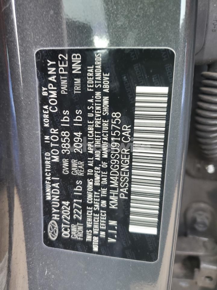 Photo 12 of 2025 HYUNDAI ELANTRA SEL SPORT (VIN KMHLM4DG9SU915758)