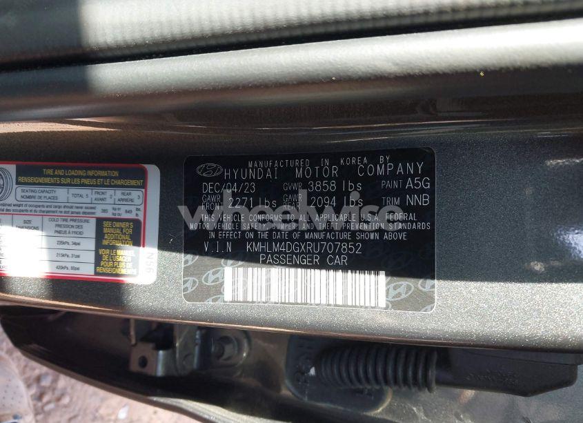 Photo 9 of 2024 Hyundai Elantra SEL (VIN KMHLM4DGXRU707852)