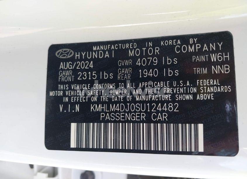 Photo 9 of 2025 Hyundai Elantra HYBRID BLUE (VIN KMHLM4DJ0SU124482)