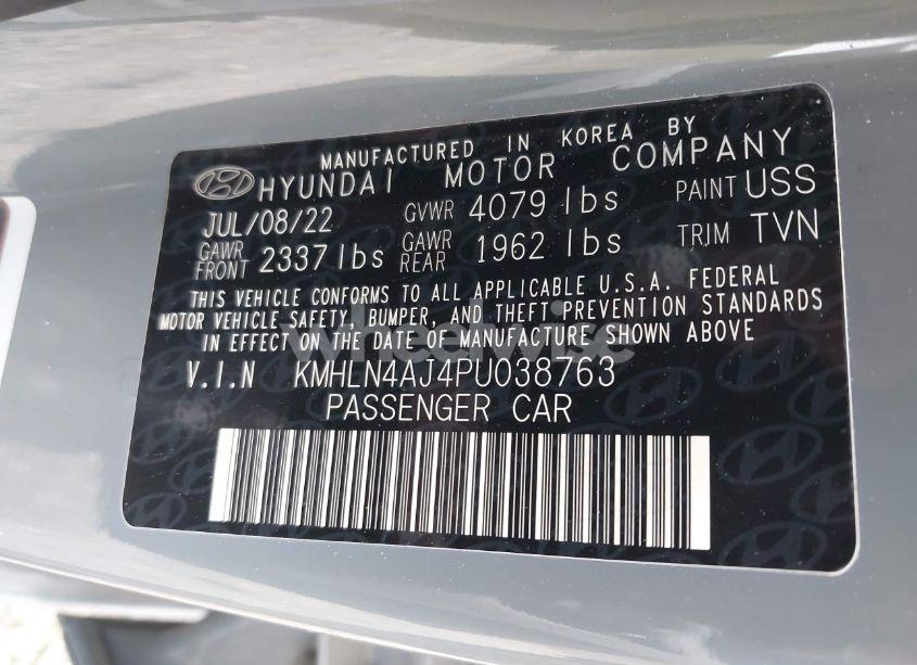 Photo 9 of 2023 Hyundai Elantra HYBRID LIMITED (VIN KMHLN4AJ4PU038763)