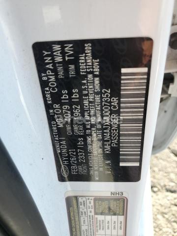 Photo 7 of 2021 HYUNDAI ELANTRA LIMITED (VIN KMHLN4AJXMU007352)