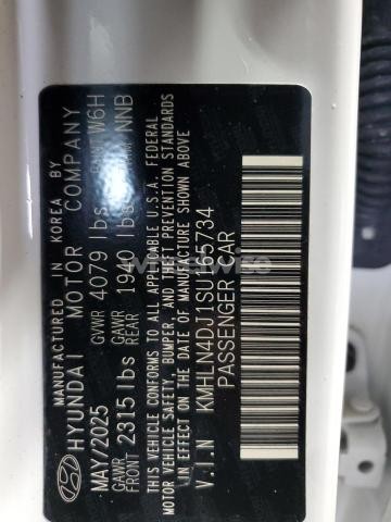 Photo 12 of 2025 HYUNDAI ELANTRA LIMITED (VIN KMHLN4DJ1SU165734)