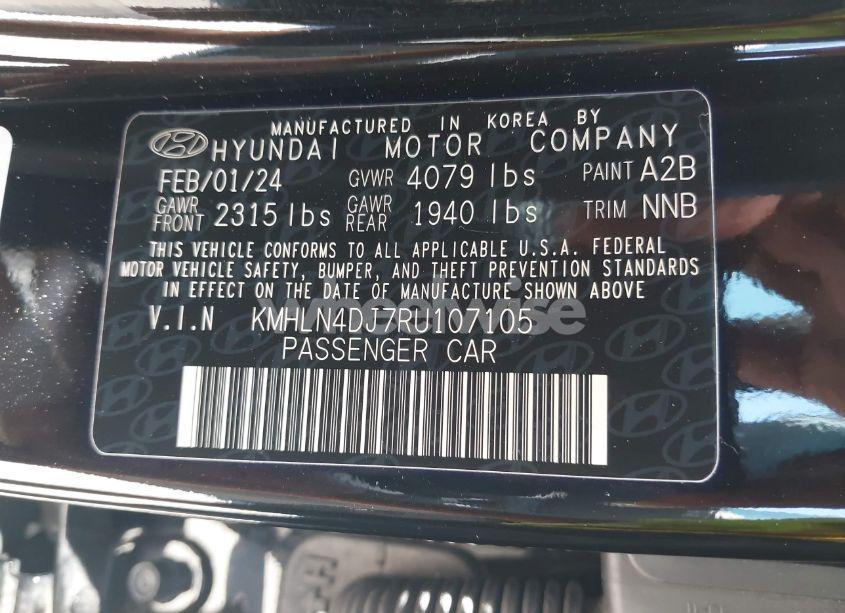 Photo 9 of 2024 Hyundai Elantra HYBRID LIMITED (VIN KMHLN4DJ7RU107105)