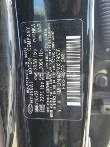 Photo 10 of 2022 HYUNDAI ELANTRA LIMITED N/A (VIN KMHLP4AG3NU339536)