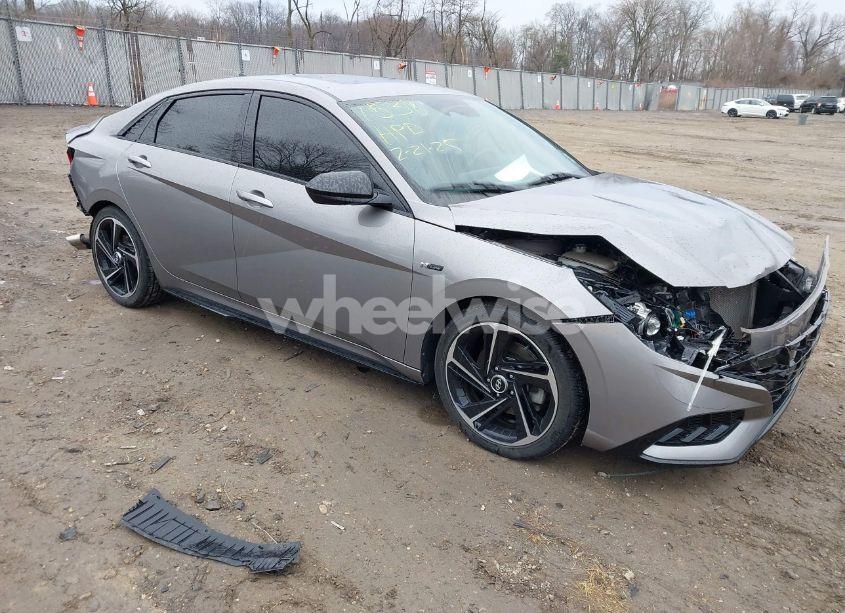 2021 Hyundai Elantra N LINE (VIN KMHLR4AF0MU104043) main photo