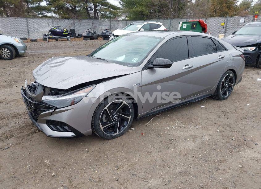 Photo 2 of 2021 Hyundai Elantra N LINE (VIN KMHLR4AF0MU104043)