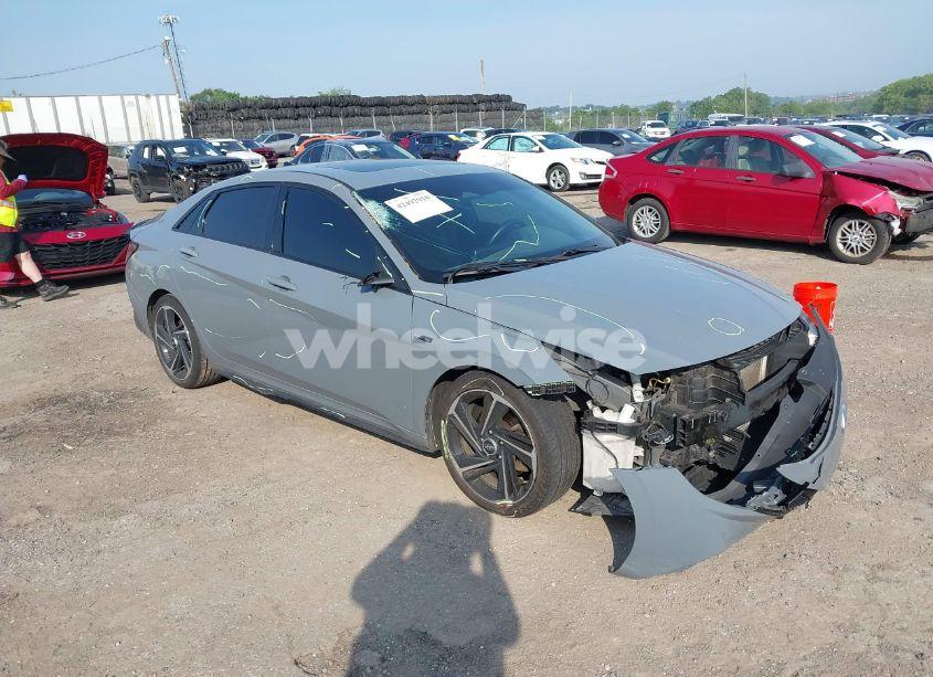 2021 Hyundai Elantra N LINE (VIN KMHLR4AFXMU130407) main photo