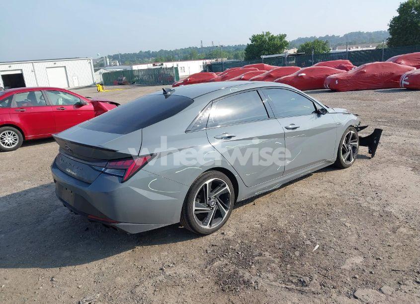 Photo 4 of 2021 Hyundai Elantra N LINE (VIN KMHLR4AFXMU130407)