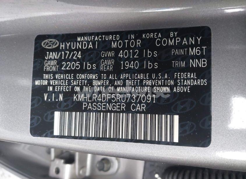 Photo 9 of 2024 Hyundai Elantra N LINE (VIN KMHLR4DF5RU737091)