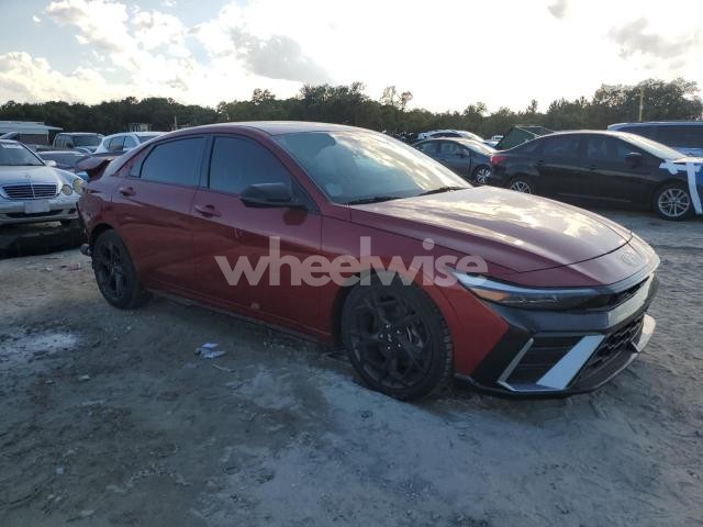 Photo 3 of 2024 HYUNDAI ELANTRA N LINE (VIN KMHLR4DF6RU743806)