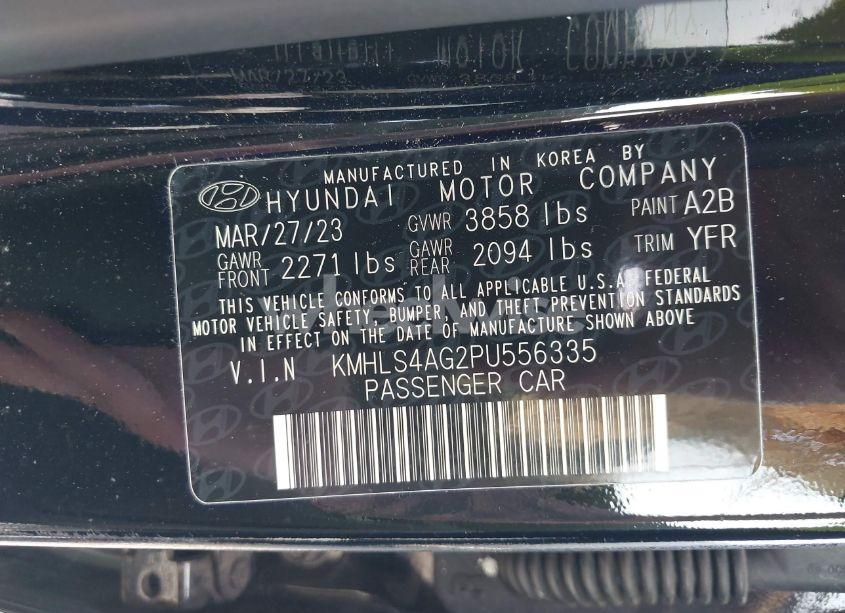 Photo 9 of 2023 Hyundai Elantra SEL (VIN KMHLS4AG2PU556335)