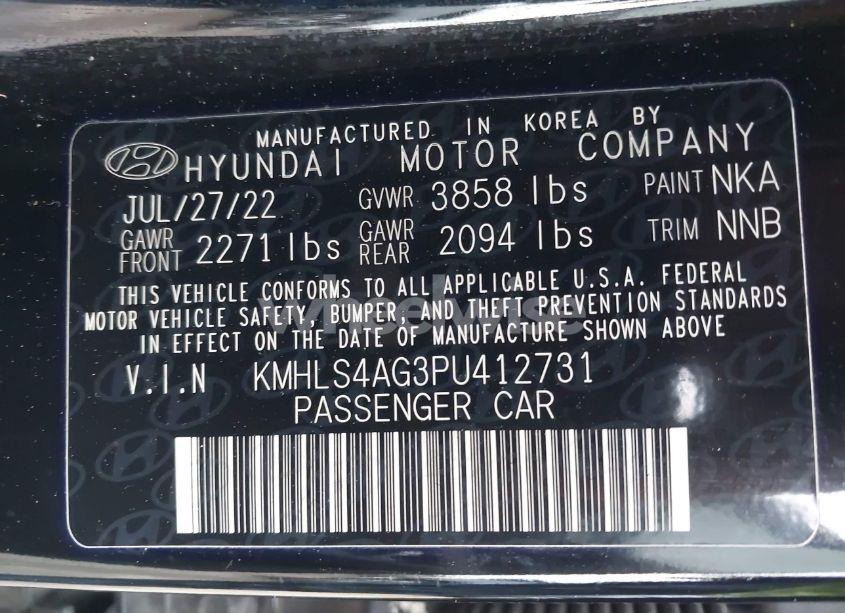 Photo 9 of 2023 Hyundai Elantra SEL (VIN KMHLS4AG3PU412731)
