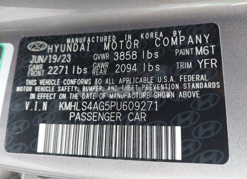 Photo 9 of 2023 Hyundai Elantra SEL (VIN KMHLS4AG5PU609271)