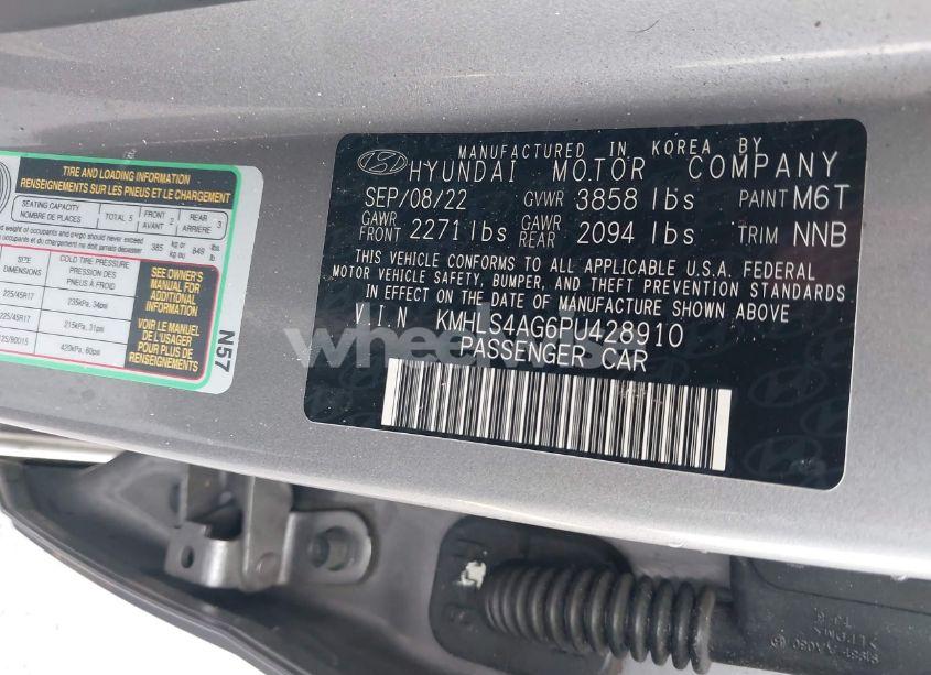 Photo 9 of 2023 Hyundai Elantra SEL (VIN KMHLS4AG6PU428910)