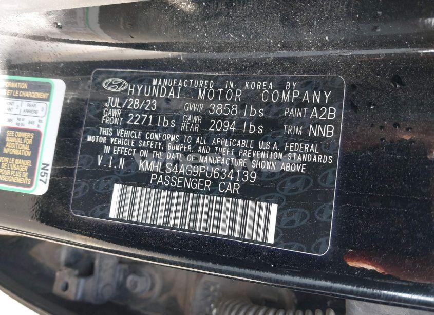 Photo 9 of 2023 Hyundai Elantra SEL (VIN KMHLS4AG9PU634139)