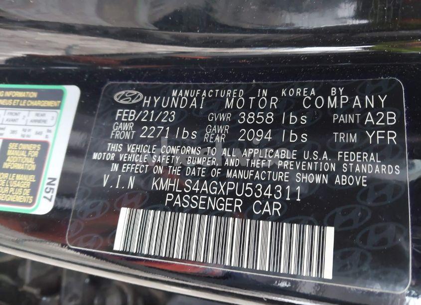 Photo 9 of 2023 Hyundai Elantra SEL (VIN KMHLS4AGXPU534311)