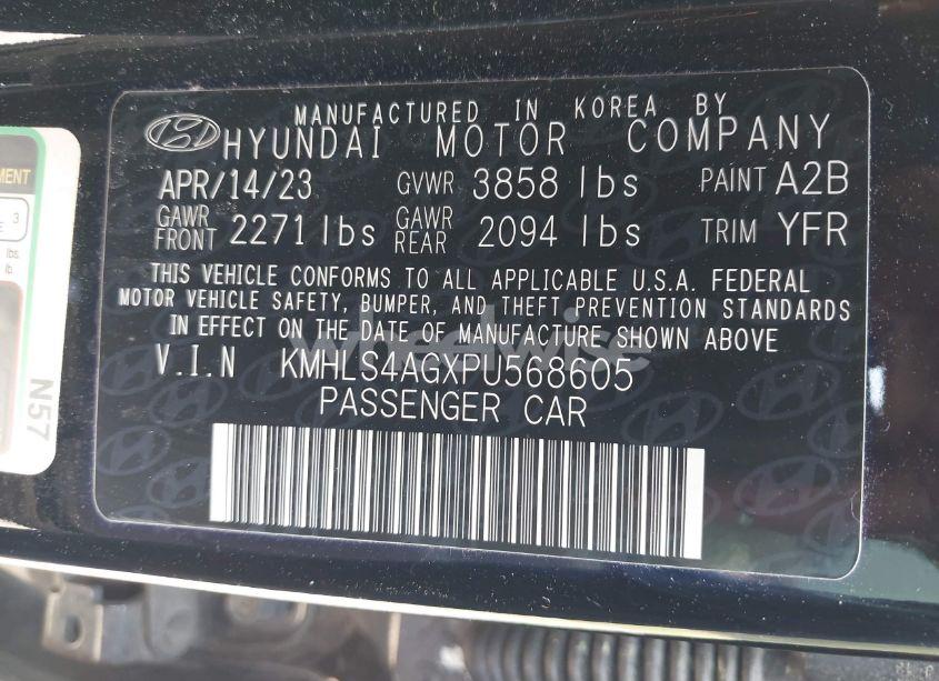 Photo 9 of 2023 Hyundai Elantra SEL (VIN KMHLS4AGXPU568605)